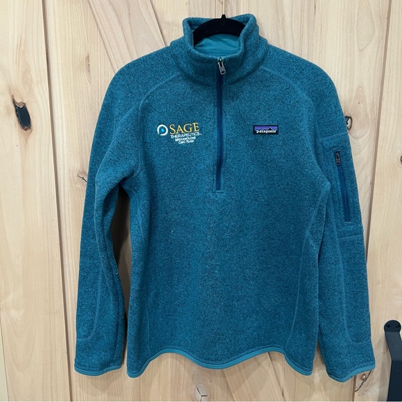 Patagonia Sweaters - Patagonia Women’s Better Sweater 1/4 Zip Fleece Size Medium Teal